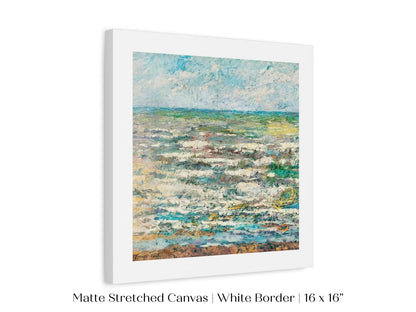 The Sea | P196 - Single Square Art Prints - Piccolo Fiore Prints
