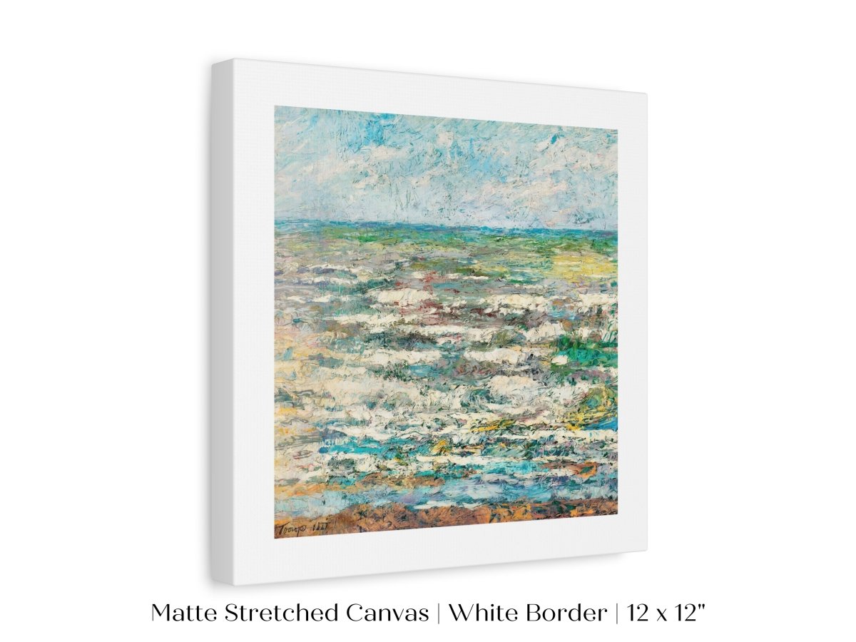 The Sea | P196 - Single Square Art Prints - Piccolo Fiore Prints