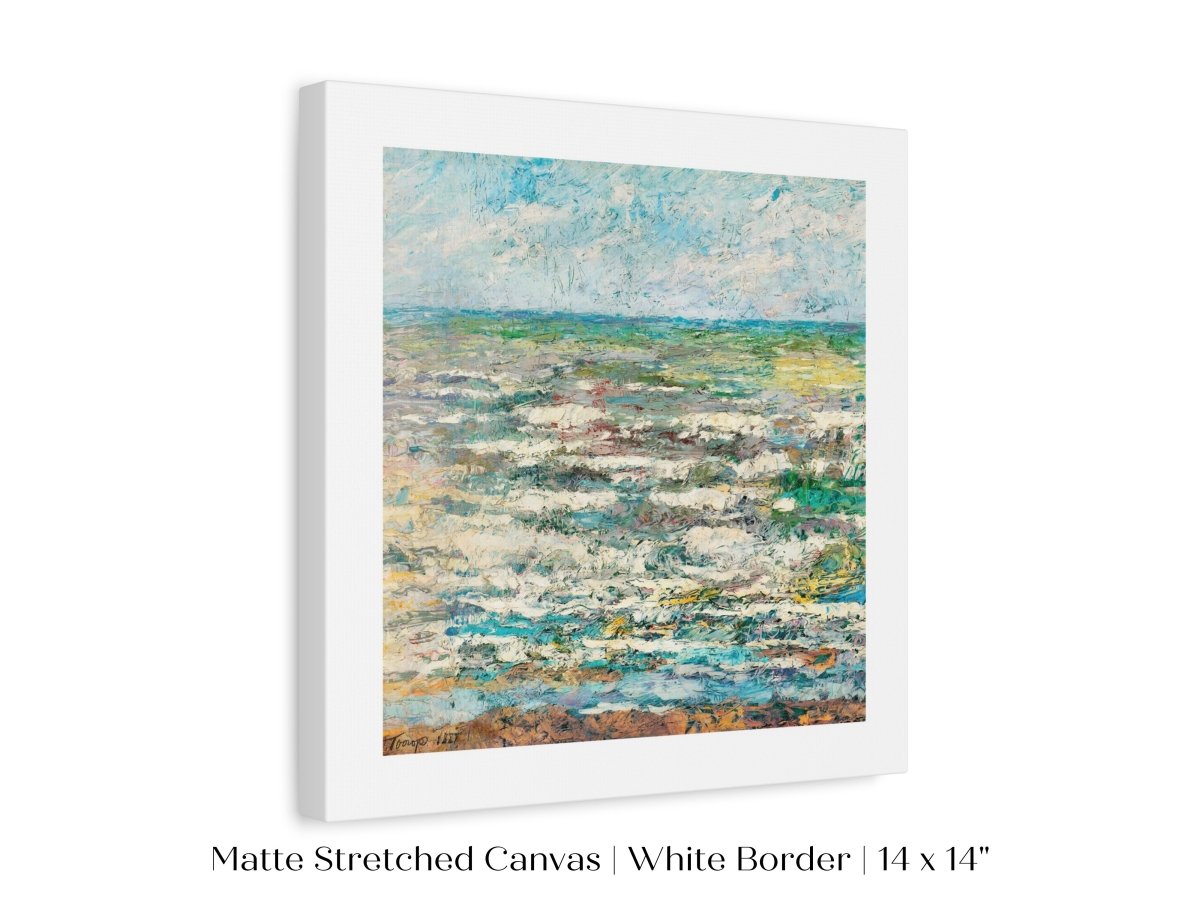 The Sea | P196 - Single Square Art Prints - Piccolo Fiore Prints