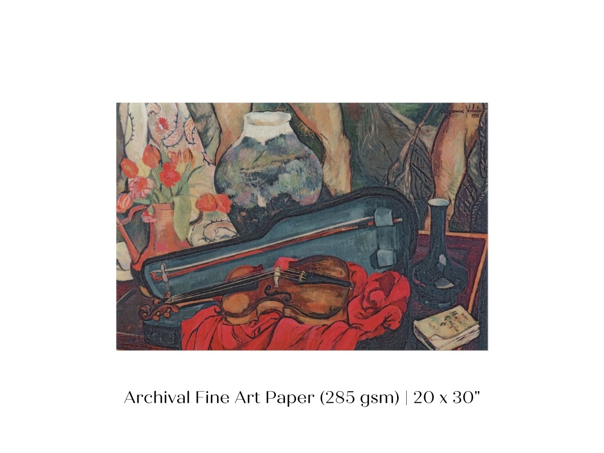 The Violin Case | P421 - Single Art Prints - Piccolo Fiore Prints