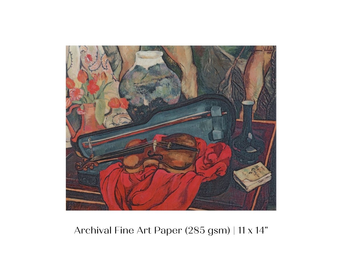 The Violin Case | P421 - Single Art Prints - Piccolo Fiore Prints