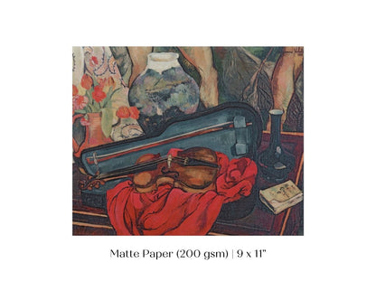 The Violin Case | P421 - Single Art Prints - Piccolo Fiore Prints