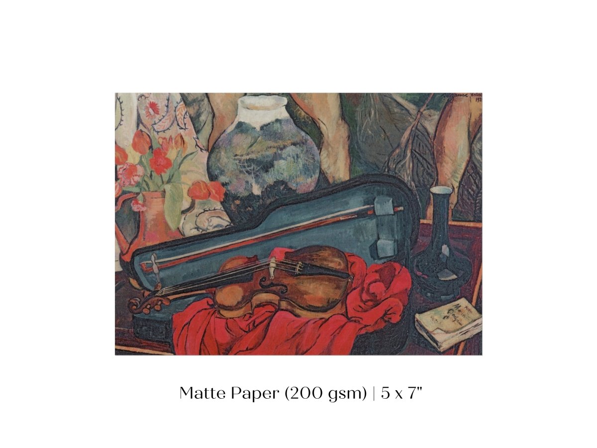 The Violin Case | P421 - Single Art Prints - Piccolo Fiore Prints
