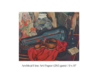 The Violin Case | P421 - Single Art Prints - Piccolo Fiore Prints