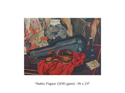 The Violin Case | P421 - Single Art Prints - Piccolo Fiore Prints