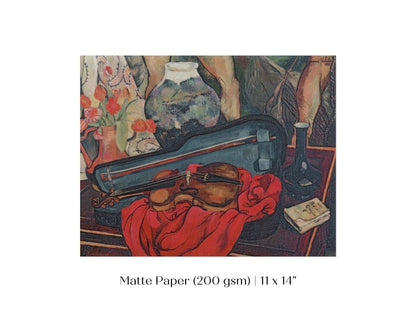 The Violin Case | P421 - Single Art Prints - Piccolo Fiore Prints