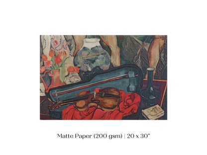 The Violin Case | P421 - Single Art Prints - Piccolo Fiore Prints