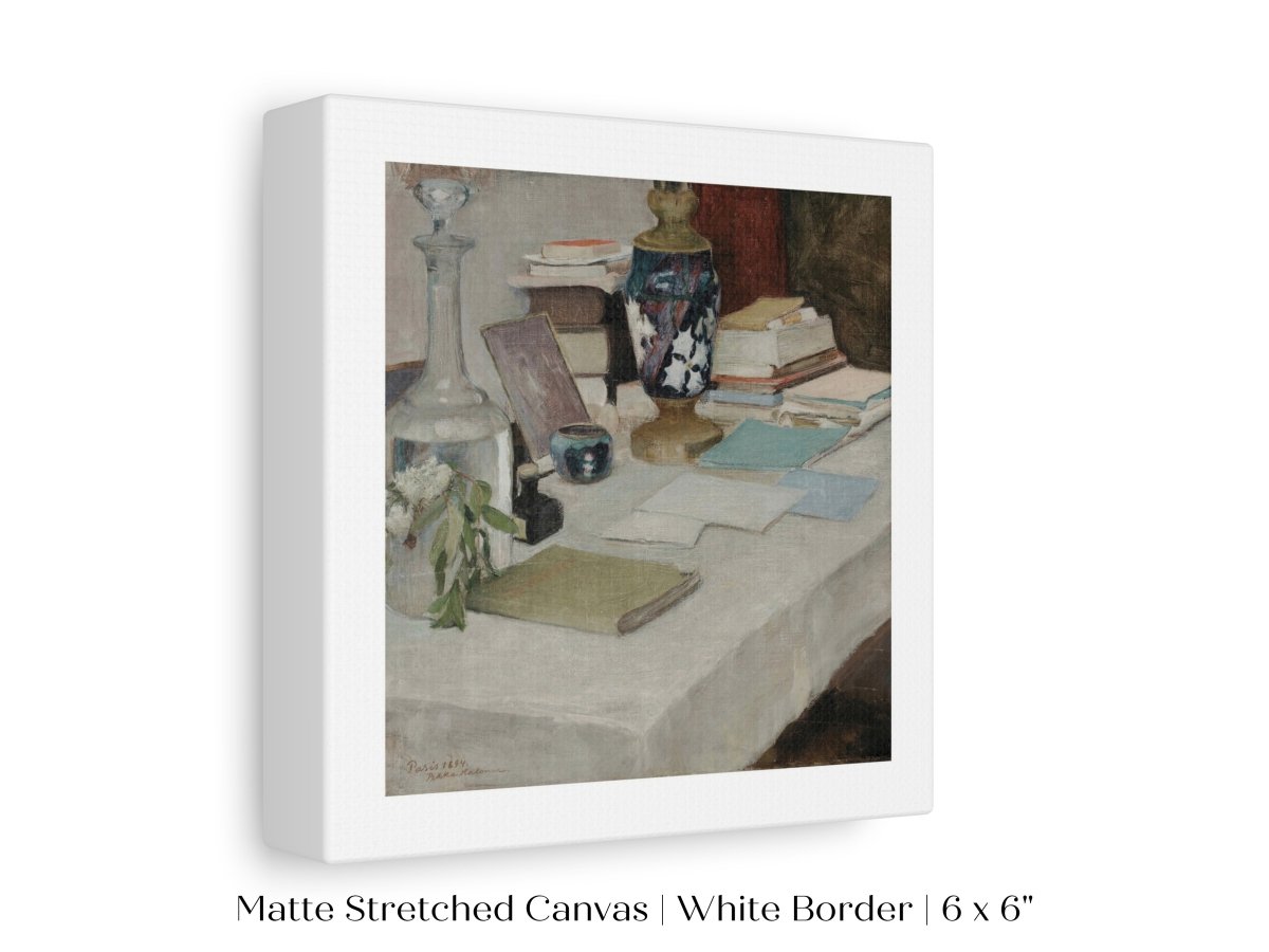 The Writer | Still Life | P447 - Single Square Art Prints - Piccolo Fiore Prints