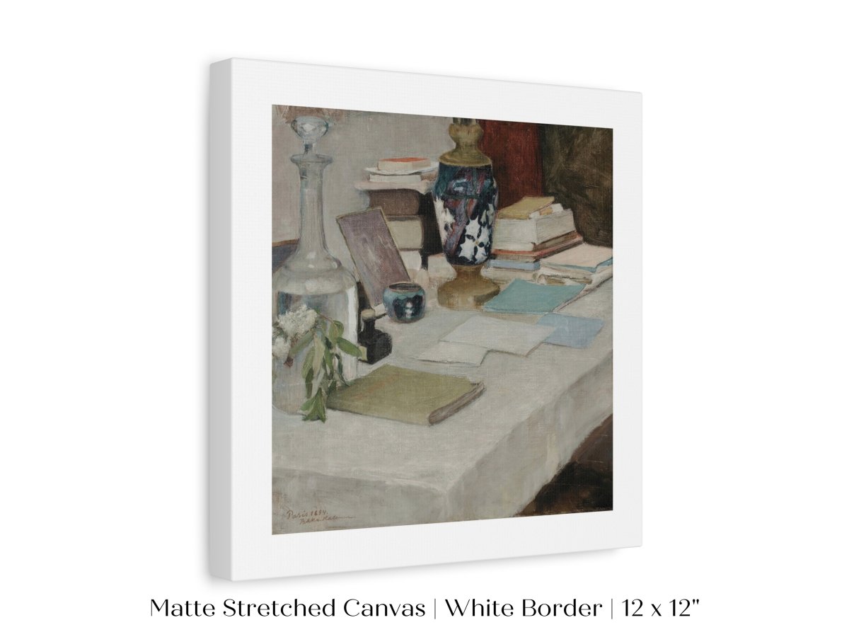 The Writer | Still Life | P447 - Single Square Art Prints - Piccolo Fiore Prints