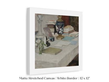 The Writer | Still Life | P447 - Single Square Art Prints - Piccolo Fiore Prints