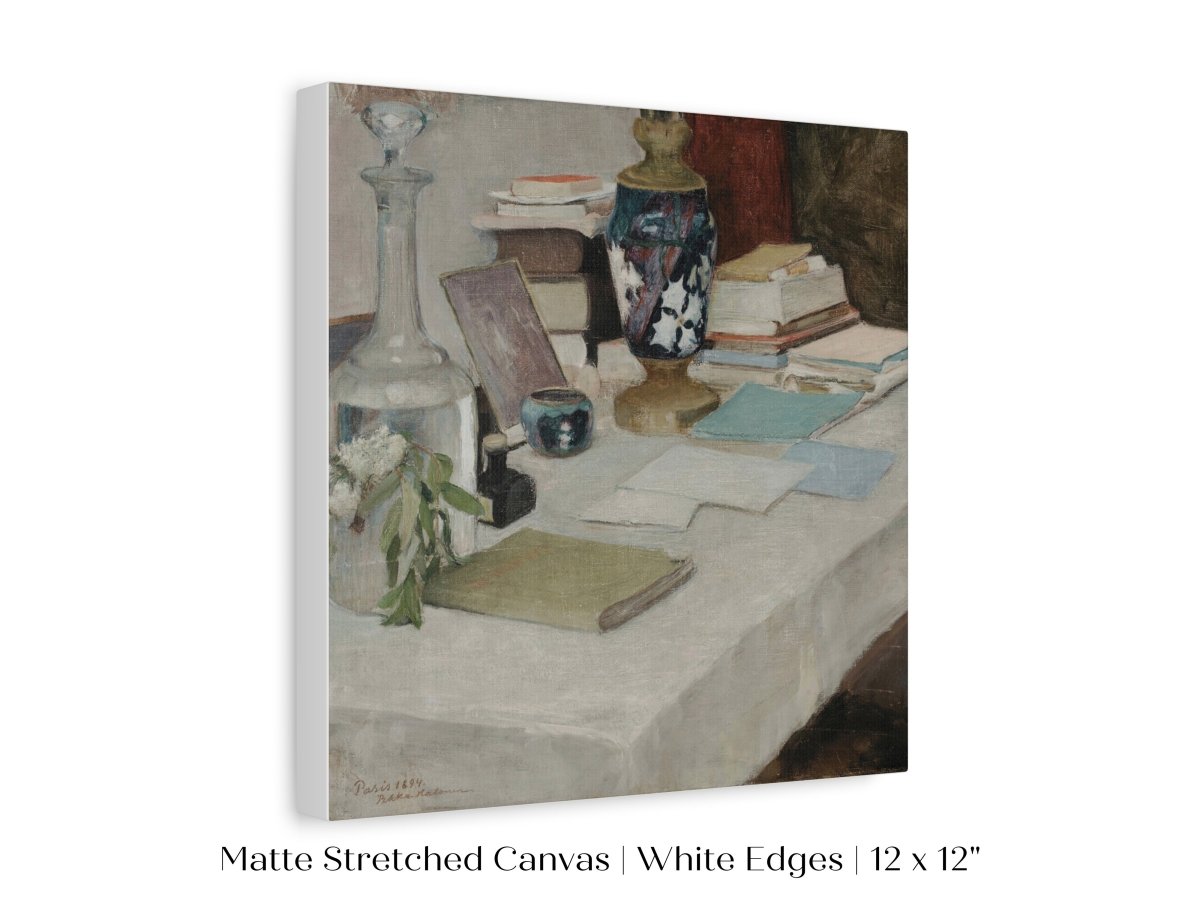 The Writer | Still Life | P447 - Single Square Art Prints - Piccolo Fiore Prints
