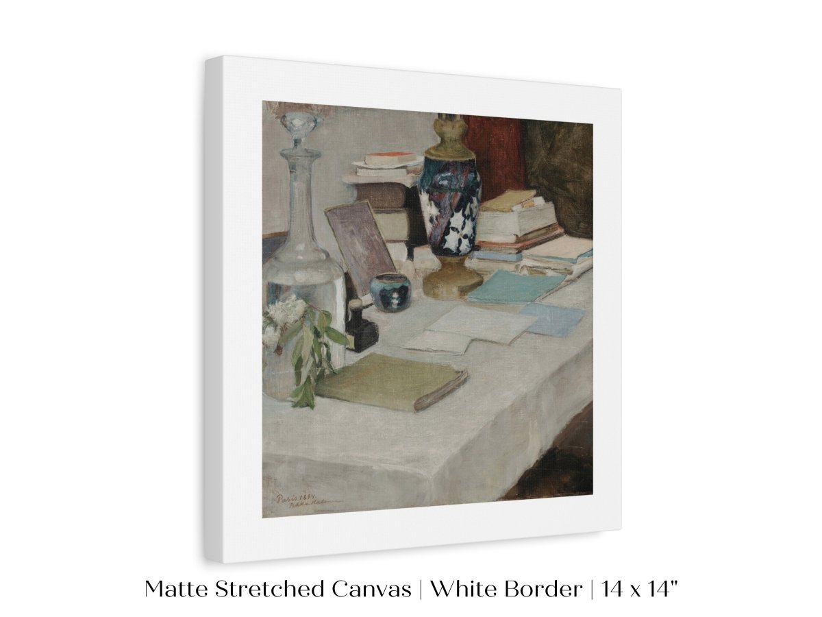 The Writer | Still Life | P447 - Single Square Art Prints - Piccolo Fiore Prints