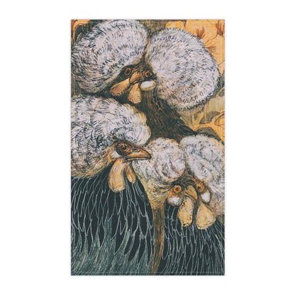Three Hens | Tea Towel - Tea Towel - Piccolo Fiore Prints