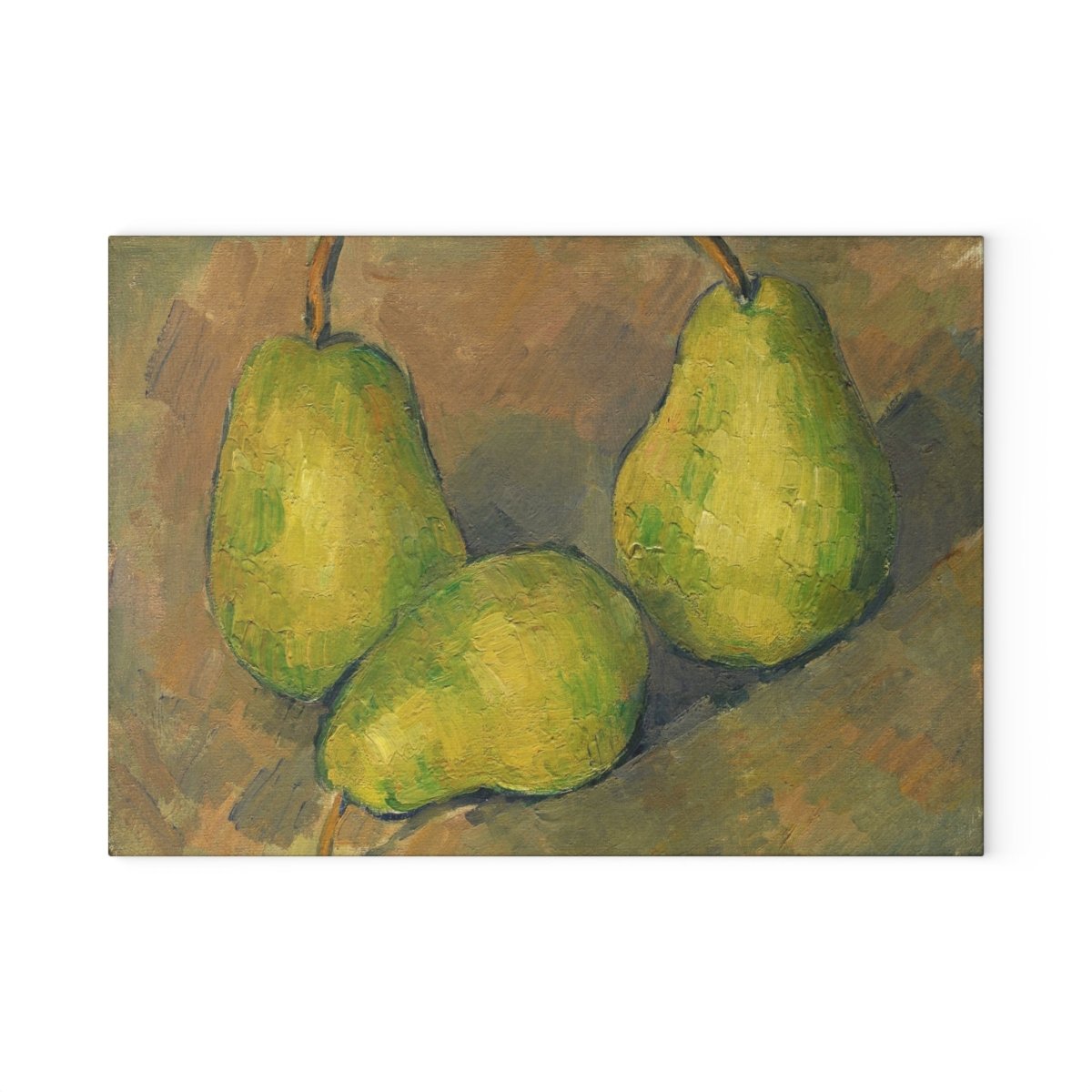 Three Pears | Glass Chopping Board - Glass Chopping Board - Piccolo Fiore Prints