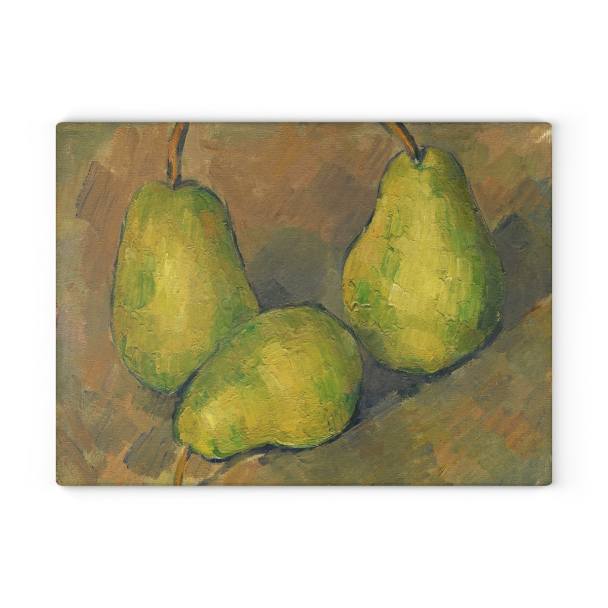 Three Pears | Glass Chopping Board - Glass Chopping Board - Piccolo Fiore Prints