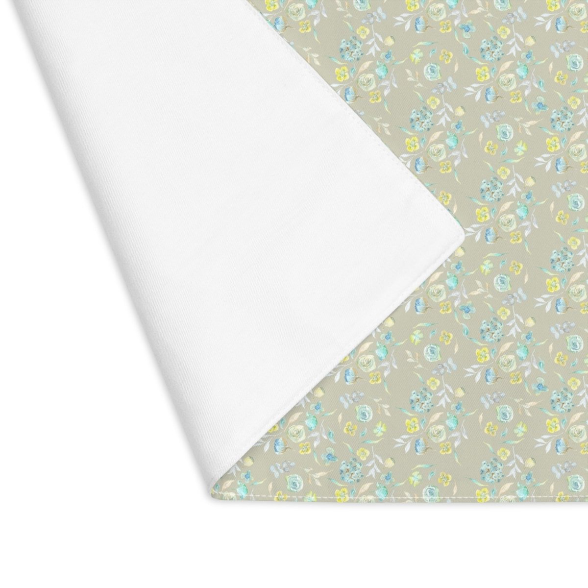 Tiny Bouquets in Beige | Placemat - Cotton Twill Placemat - Piccolo Fiore Prints