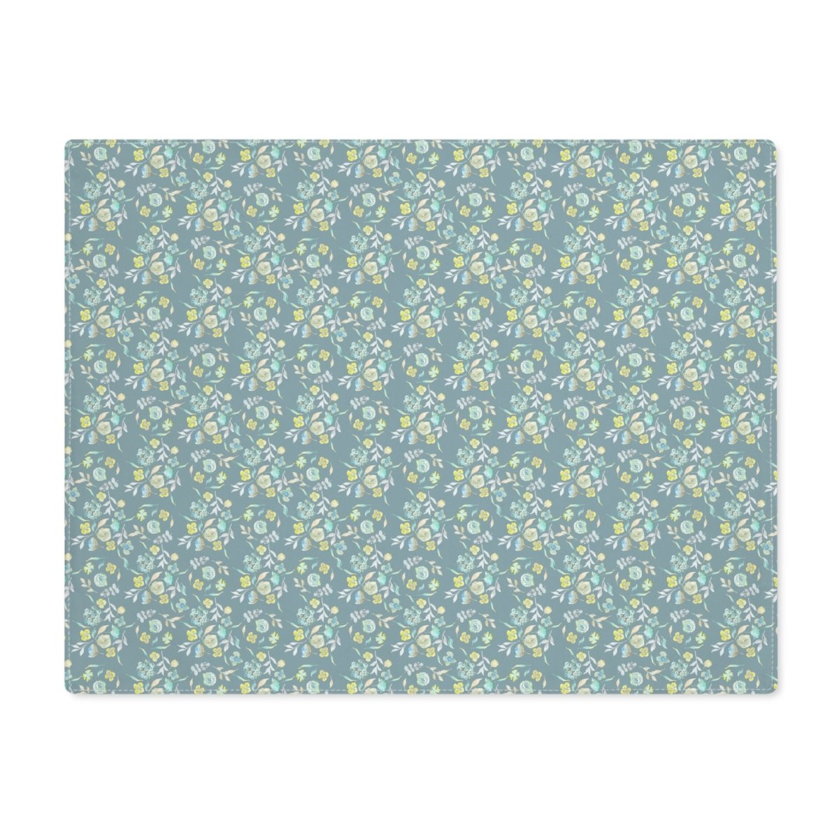Tiny Bouquets in Duck Egg Blue | Placemat - Cotton Twill Placemat - Piccolo Fiore Prints