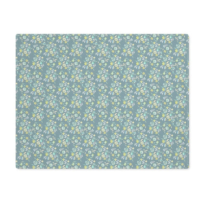 Tiny Bouquets in Duck Egg Blue | Placemat - Cotton Twill Placemat - Piccolo Fiore Prints