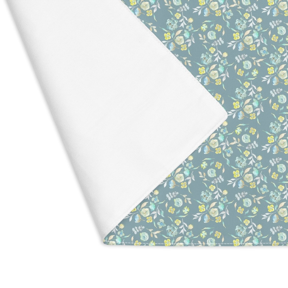Tiny Bouquets in Duck Egg Blue | Placemat - Cotton Twill Placemat - Piccolo Fiore Prints