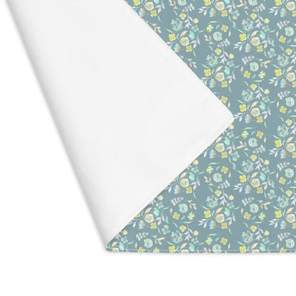 Tiny Bouquets in Duck Egg Blue | Placemat - Cotton Twill Placemat - Piccolo Fiore Prints