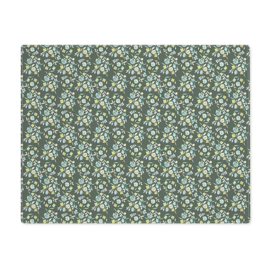 Tiny Bouquets in Khaki | Placemat - Cotton Twill Placemat - Piccolo Fiore Prints