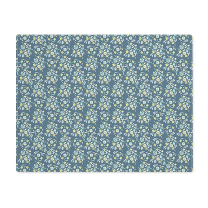 Tiny Bouquets in Teal | Placemat - Cotton Twill Placemat - Piccolo Fiore Prints