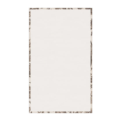 Toile de Jouy in Cream and Brown | Tea Towel - Tea Towel - Piccolo Fiore Prints