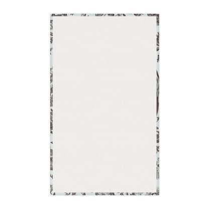Toile de Jouy in Pale Blue and Brown | Tea Towel - Tea Towel - Piccolo Fiore Prints