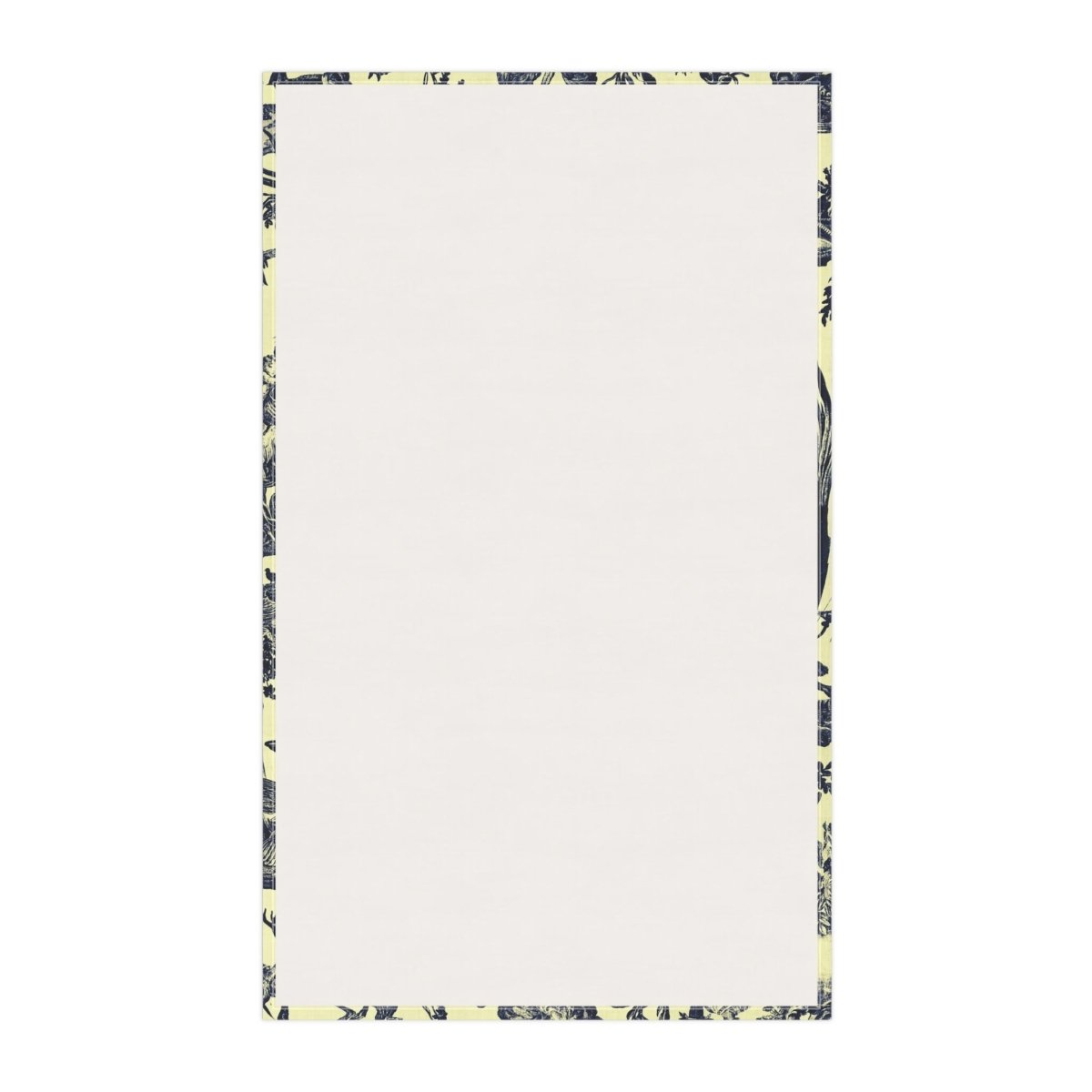 Toile de Jouy in Yellow and Black | Tea Towel - Tea Towel - Piccolo Fiore Prints