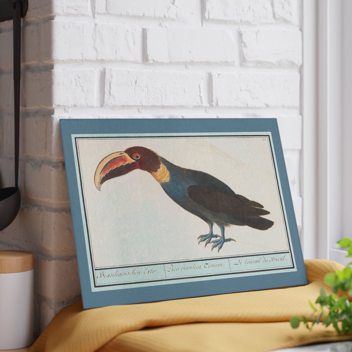 Toucan | Glass Chopping Board - Glass Chopping Board - Piccolo Fiore Prints