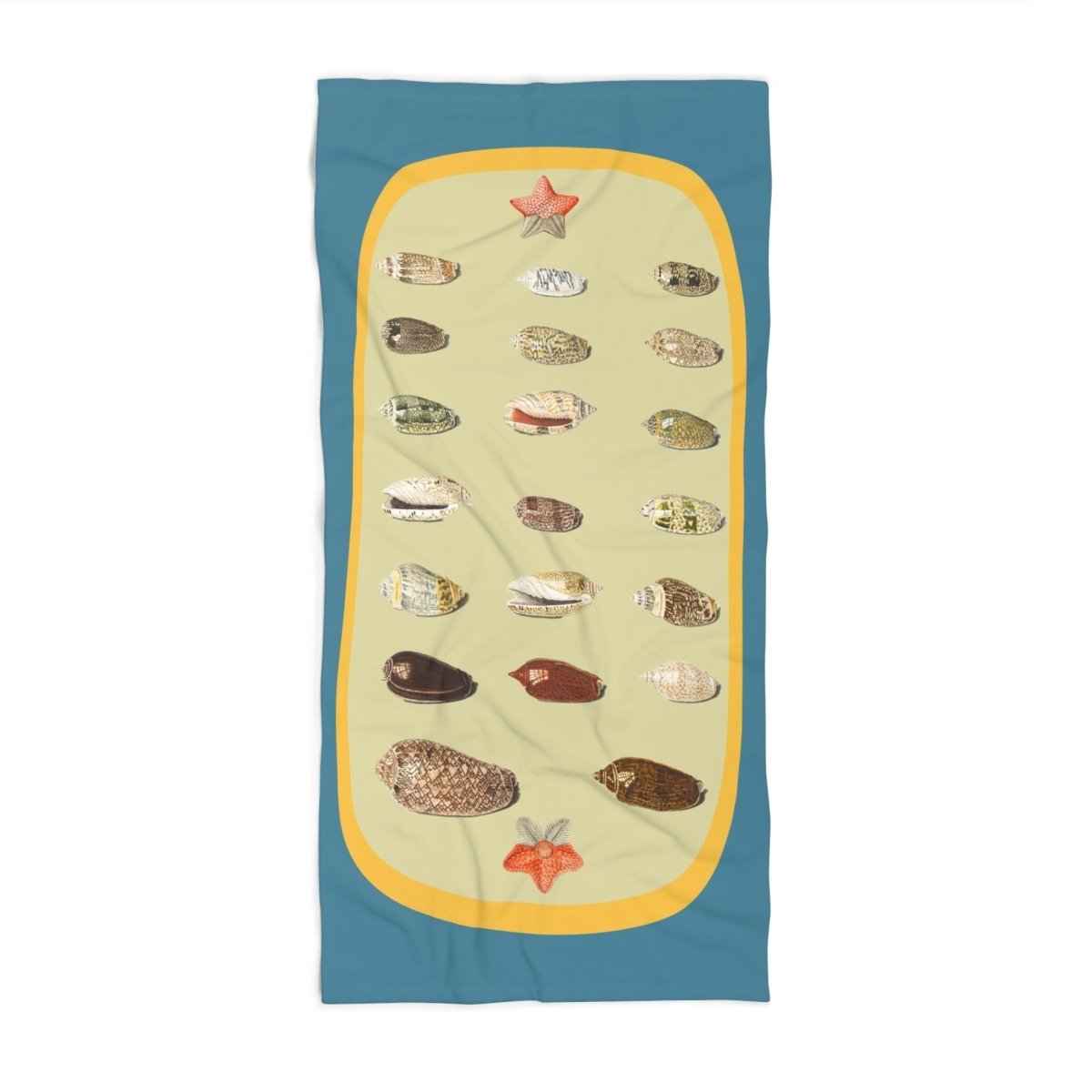 Tropical Shells | Beach Towel - Beach Towel - Piccolo Fiore Prints