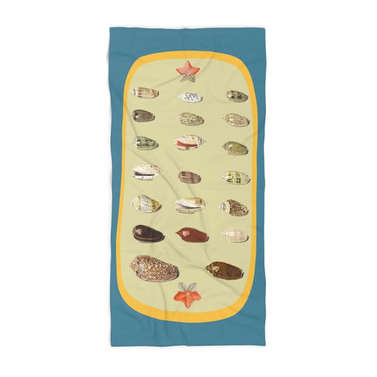 Tropical Shells | Beach Towel - Beach Towel - Piccolo Fiore Prints