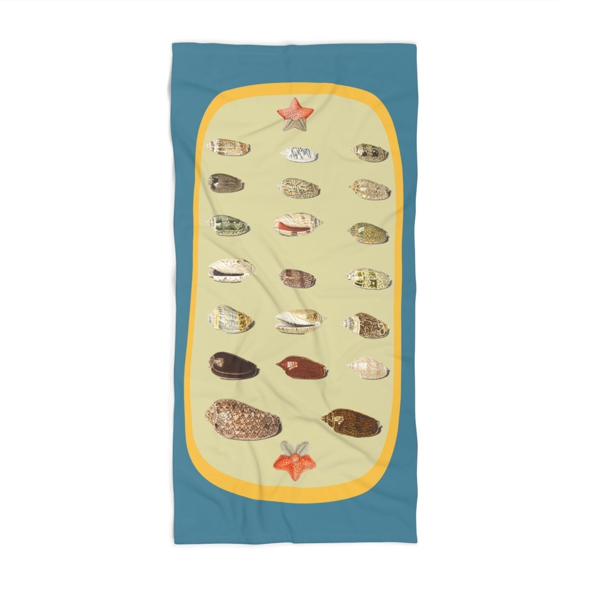 Tropical Shells | Beach Towel - Beach Towel - Piccolo Fiore Prints