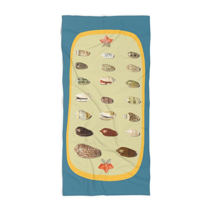 Tropical Shells | Beach Towel - Beach Towel - Piccolo Fiore Prints