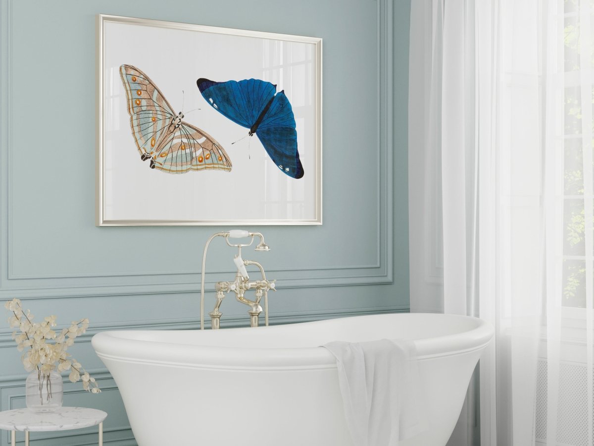Two Butterflies | P90 - Single Art Prints - Piccolo Fiore Prints