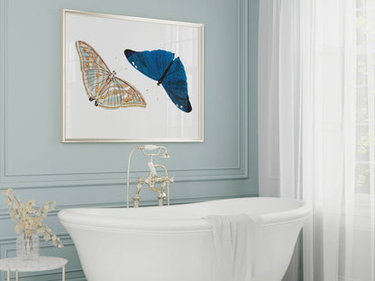 Two Butterflies | P90 - Single Art Prints - Piccolo Fiore Prints