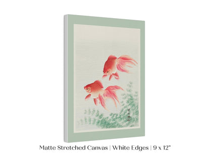 Two Veil Goldfish | Vintage Japanese Art | P161 - Single Art Prints - Piccolo Fiore Prints