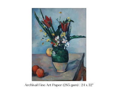 Vase of Red Tulips | P357 - Single Art Prints - Piccolo Fiore Prints