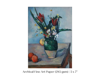 Vase of Red Tulips | P357 - Single Art Prints - Piccolo Fiore Prints