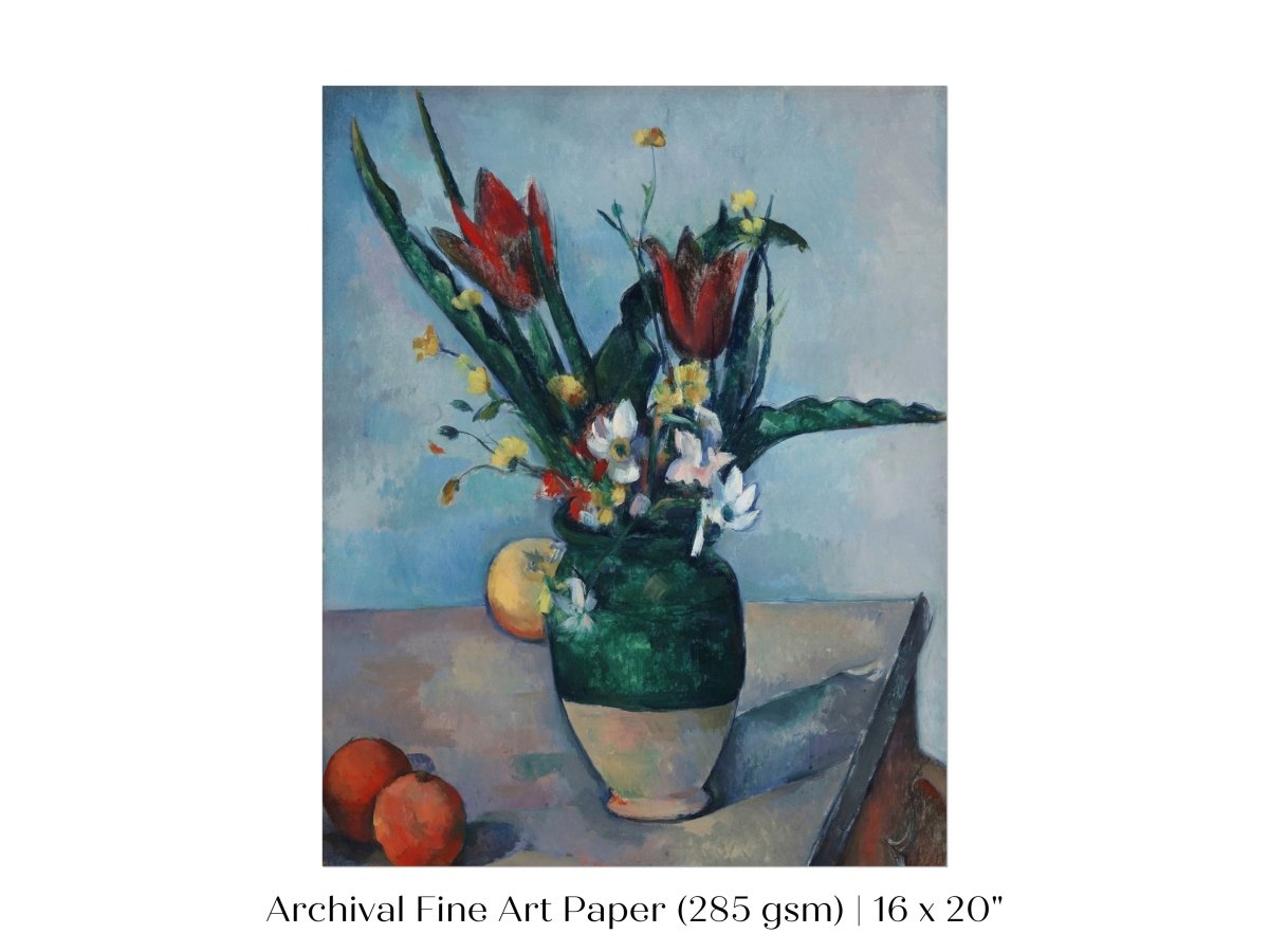Vase of Red Tulips | P357 - Single Art Prints - Piccolo Fiore Prints