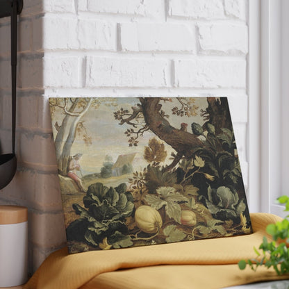 Vegetable Harvest | Glass Chopping Board - Glass Chopping Board - Piccolo Fiore Prints