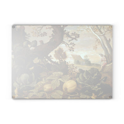 Vegetable Harvest | Glass Chopping Board - Glass Chopping Board - Piccolo Fiore Prints