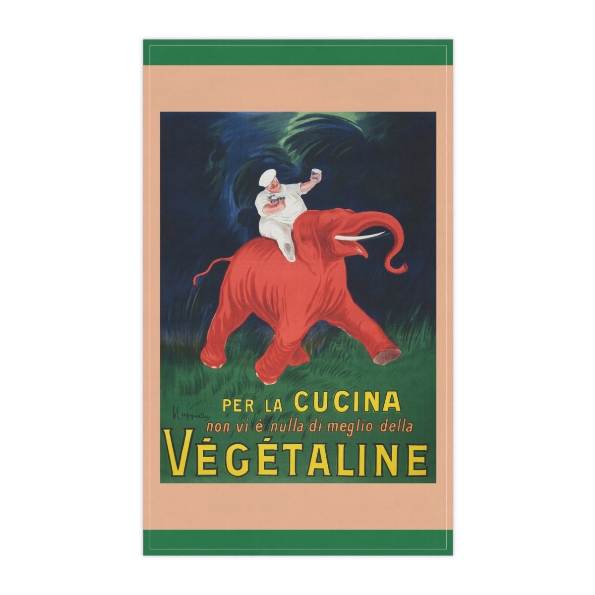 Vegetaline | Tea Towel - Tea Towel - Piccolo Fiore Prints
