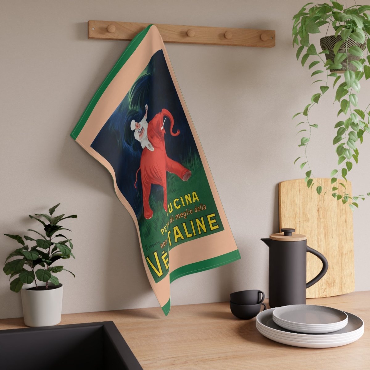 Vegetaline | Tea Towel - Tea Towel - Piccolo Fiore Prints