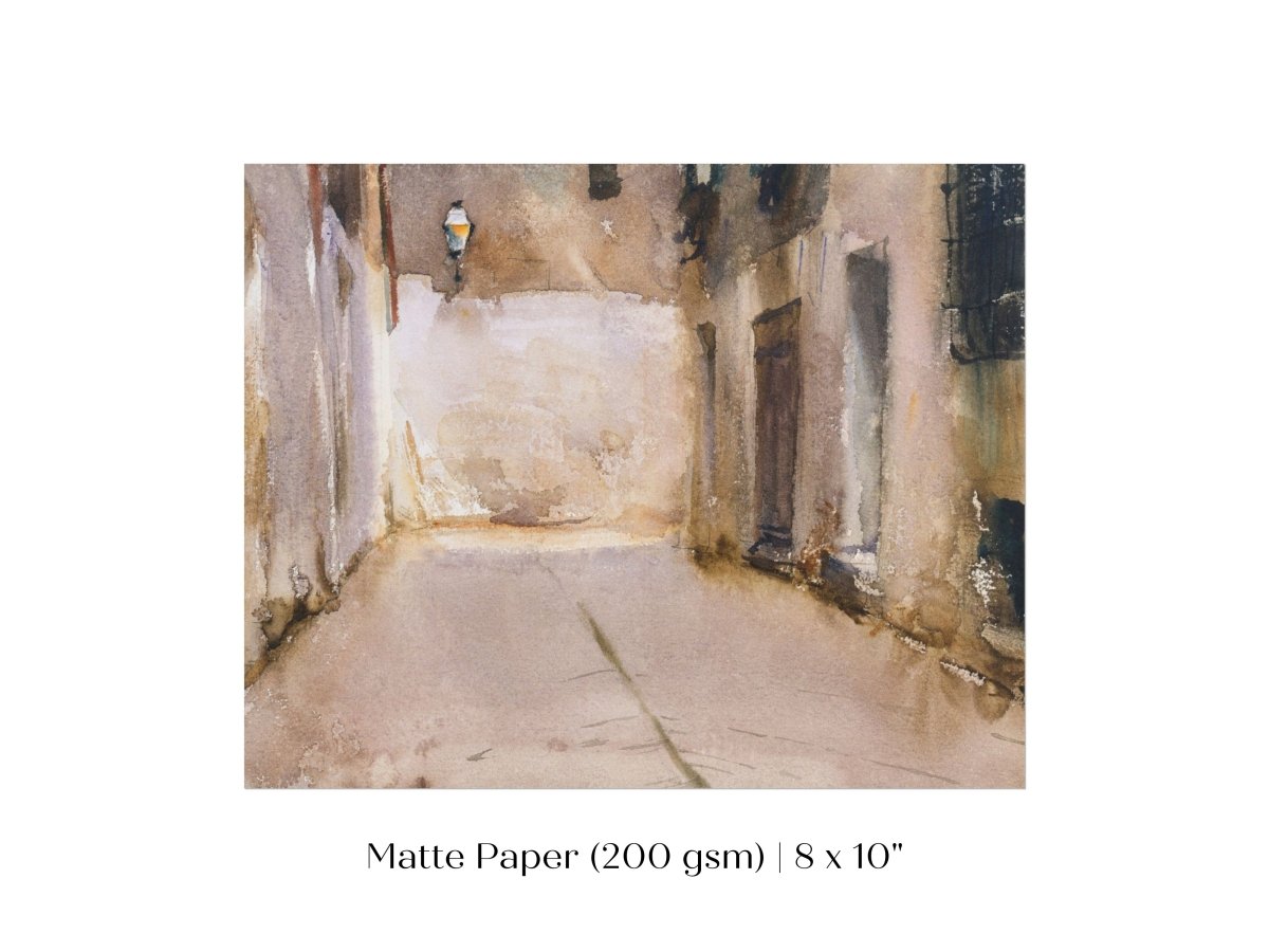 Venice Courtyard | P317 - Single Art Prints - Piccolo Fiore Prints