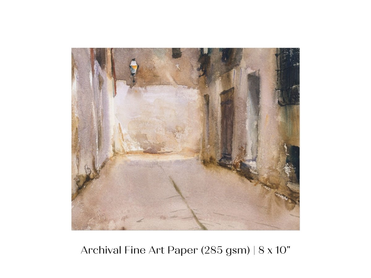 Venice Courtyard | P317 - Single Art Prints - Piccolo Fiore Prints