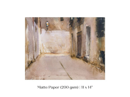 Venice Courtyard | P317 - Single Art Prints - Piccolo Fiore Prints
