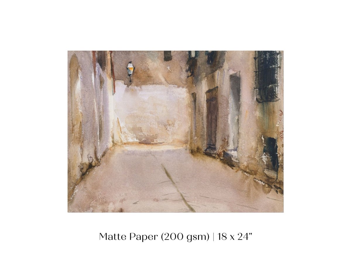 Venice Courtyard | P317 - Single Art Prints - Piccolo Fiore Prints