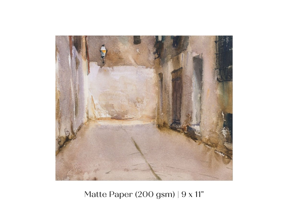 Venice Courtyard | P317 - Single Art Prints - Piccolo Fiore Prints