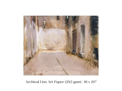 Venice Courtyard | P317 - Single Art Prints - Piccolo Fiore Prints